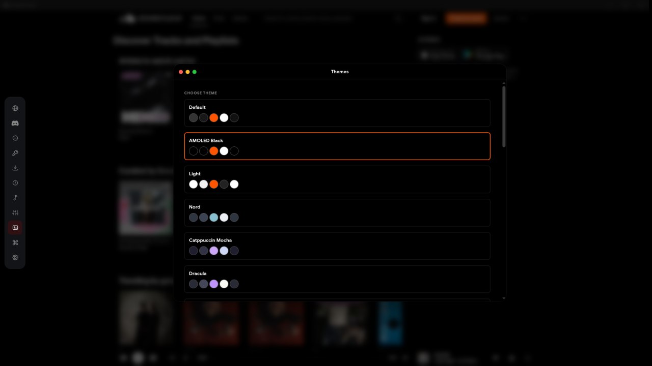 SixteenCloud theme picker